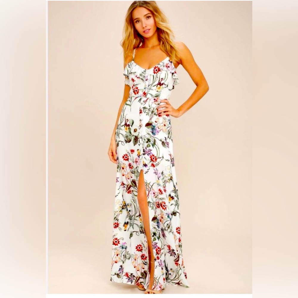Dress Forum Floral Print Maxi Dress